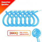 KAWKALSH 260 Light Blue Long Balloons – Thick, Durable Latex for Balloon Garlands (100pcs)