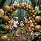 KAWKALSH Brown Balloon 12 Inch – 110ct Latex Balloons for Rustic Weddings & Autumn Decor