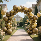 KAWKALSH Brown Balloon 12 Inch – 110ct Latex Balloons for Rustic Weddings & Autumn Decor