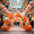 KAWKALSH Orange Balloon 110pcs | 12in Thickened Latex Balloons