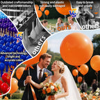 KAWKALSH Orange Giant Balloons – 32pcs, 18in Heavy Duty Latex for Birthday, Wedding & Baby Shower