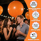 KAWKALSH Orange Giant Balloons – 32pcs, 18in Heavy Duty Latex for Birthday, Wedding & Baby Shower