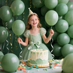 KAWKALSH 200pcs Sage Green Balloons 5 Inch – Mini Latex Balloons for Arch Garlands & Celebrations