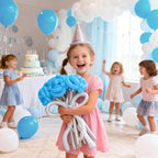 KAWKALSH 260 Light Blue Long Balloons – Thick, Durable Latex for Balloon Garlands (100pcs)