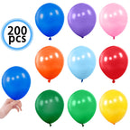 KAWKALSH Metallic Gold Balloons 5 Inch | 200pcs Latex Balloons with Ribbons for Party Decor