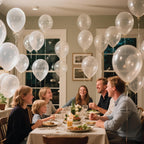 KAWKALSH Clear 12-Inch Latex Balloons – 110-Pack for Party Decor