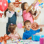 KAWKALSH 260 Metallic Champagne Gold Long Balloons – 100pc for Balloon Garlands & DIY Animal Figures