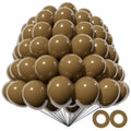 KAWKALSH 200pcs Brown 5-Inch Latex Balloons for Party Garlands and Arch Decorations