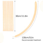 KAWKALSH 260 Nude Long Balloons – 100pc Thick-Latex Skinny Balloons for Creative Balloon Art
