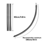 KAWKALSH 260 Metallic Black Long Balloons – Thick Natural Latex, 100pcs Balloon Twisting Kit