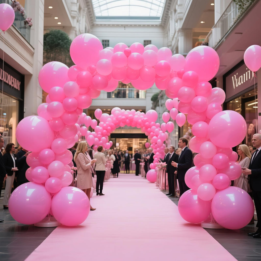 KAWKALSH Pink Balloons 110pcs – 12in Thickened Latex for Parties