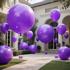 KAWKALSH 36-Inch Matte Lavender Purple Balloons - 9-Pack for Arches & Weddings