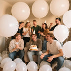 KAWKALSH White Giant Balloons – 32 Pack, 18 Inch | Heavy-Duty Latex for Birthday, Wedding, Baby Shower