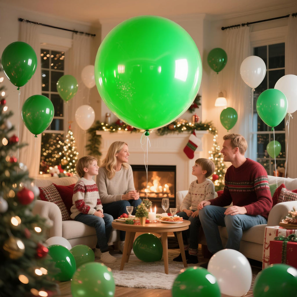 KAWKALSH Lime Green Balloons 36in - Extra Large Matte Mint Latex for Celebrations