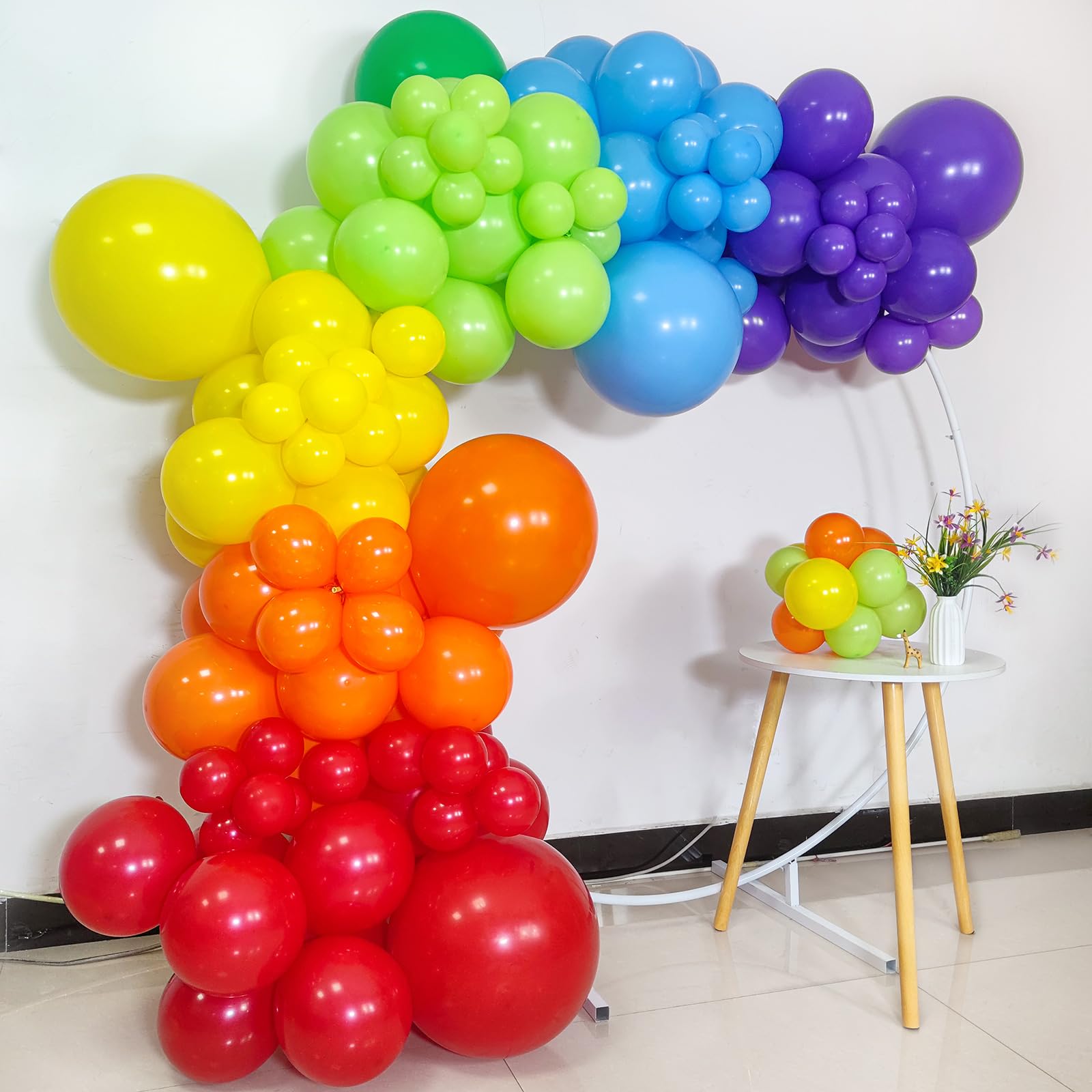 KAWKALSH Yellow Balloon Arch Kit – 111Pcs Latex Balloons for Birthday, Baby Shower, Wedding & More