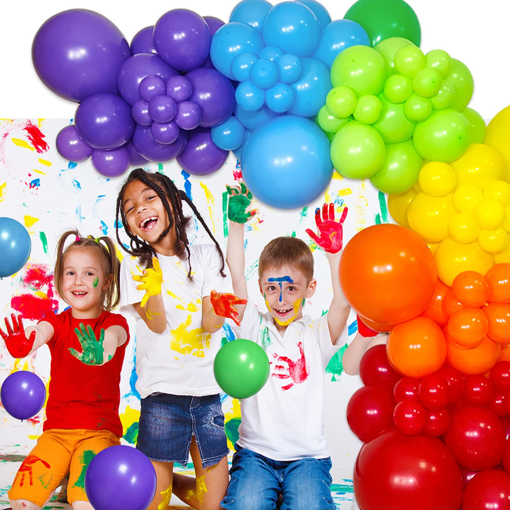 KAWKALSH Purple Balloon Arch Kit 111Pcs – 18/12/5 Inch Latex Balloons for Parties