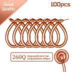 KAWKALSH 260 Metallic Champagne Gold Long Balloons – 100pc for Balloon Garlands & DIY Animal Figures