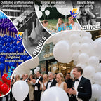 KAWKALSH White Giant Balloons – 32 Pack, 18 Inch | Heavy-Duty Latex for Birthday, Wedding, Baby Shower
