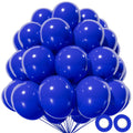 KAWKALSH Blue 12-Inch Thickened Latex Balloons – 110-Pack for Weddings & Events