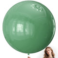 KAWKALSH 36-Inch Matte Brown Balloons – 9-Pack for Rustic Weddings