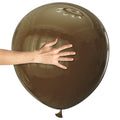 KAWKALSH 18 Inch Brown Latex Balloons | 32 Pack for Rustic Weddings & Earth-Tone Parties