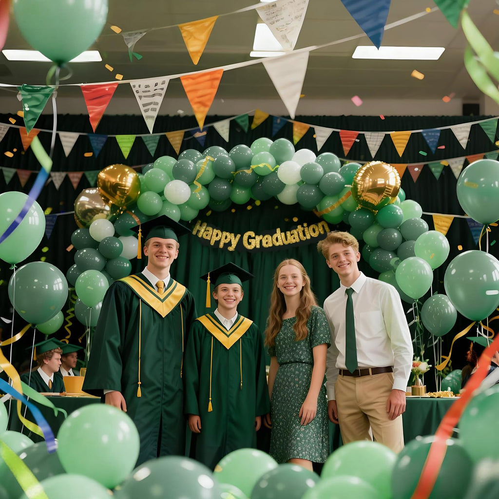 KAWKALSH Sage Green 12-Inch Latex Balloons | 110-Count Bulk Pack for Weddings, Baby Showers & Events