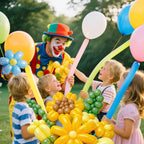 KAWKALSH 260 Lemon Yellow Long Balloons – 100pc Twisting Kit for Party Decor