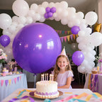 KAWKALSH 36-Inch Matte Lavender Purple Balloons - 9-Pack for Arches & Weddings
