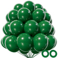 KAWKALSH Dark Green 12-Inch Latex Balloons – 110pcs for Arches, Garlands & Party Decor