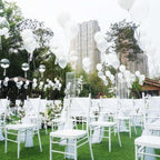 KAWKALSH 200-Pack Clear 5-Inch Latex Balloons for Party Garlands & Arches
