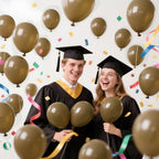 KAWKALSH 200pcs Brown 5-Inch Latex Balloons for Party Garlands and Arch Decorations