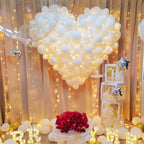 KAWKALSH 200pcs White 5-Inch Balloons – Mini Latex Party Decor for Birthdays & Showers