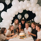 KAWKALSH White Giant Balloons – 32 Pack, 18 Inch | Heavy-Duty Latex for Birthday, Wedding, Baby Shower