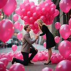 KAWKALSH Hot Pink 110-Count 12in Latex Balloons – Party Decor