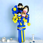 KAWKALSH 260 Blue Long Balloons – Thick, Durable Skinny Latex for Animal Twisting (100 pcs)