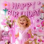 KAWKALSH 260 Pink Long Balloons – Thick 20% Latex, 100pcs for Balloon Animals & Party Decor
