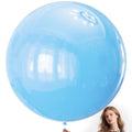 KAWKALSH Light Blue 36-Inch Giant Balloons - 9-Piece Jumbo Sky Aqua Party Decorations