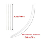 KAWKALSH 260 Balloons White – Thick Latex Twist Balloons for Animal Shapes, 100pcs