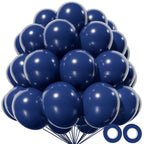KAWKALSH Navy Blue 110pc 12in Latex Balloons – Durable, Non-Toxic Party Decor