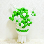 KAWKALSH 260 Green Long Balloons – Thickened Skinny Latex for Balloon Animals & Garlands | 100 pcs