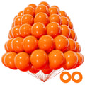 KAWKALSH 200pcs Orange Balloons - 5-Inch Mini Latex Party Decor for Birthday & Baby Shower