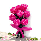 KAWKALSH 260 Hot Pink Long Balloons – 20% Thicker Natural Latex for Garlands & Balloon Animal Twists (100pcs)