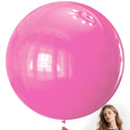 KAWKALSH Pink 36-Inch Giant Matte Balloons – 9-Pack for Baby Shower, Weddings, and Party Decor