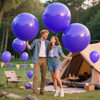 KAWKALSH Purple Big Balloons – 32ct, 18 Inch Giant Latex Balloons for Birthday, Wedding, Baby Shower