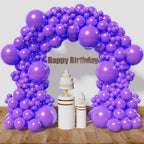 KAWKALSH Purple Balloon Arch Kit 111Pcs – 18/12/5 Inch Latex Balloons for Parties