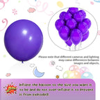 KAWKALSH Purple Balloon Arch Kit 111Pcs – 18/12/5 Inch Latex Balloons for Parties