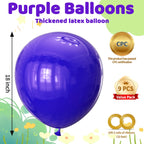 KAWKALSH Purple Big Balloons – 32ct, 18 Inch Giant Latex Balloons for Birthday, Wedding, Baby Shower
