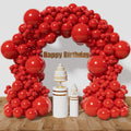 KAWKALSH Red Balloon Arch Kit 111Pcs – 18/12/5 Inch Latex Balloons for Birthday, Graduation & Party Decor