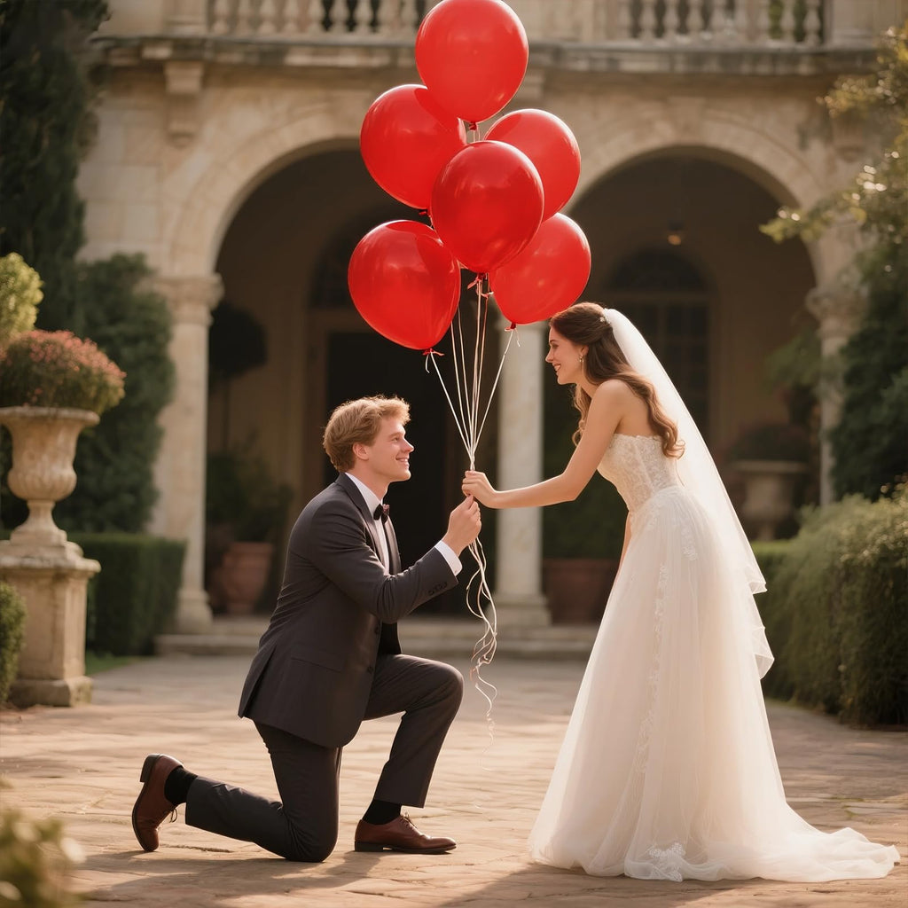 KAWKALSH Red Balloon 110pcs | Thickened 12\" Latex Balloons for Graduation, Wedding, and Holiday Decor