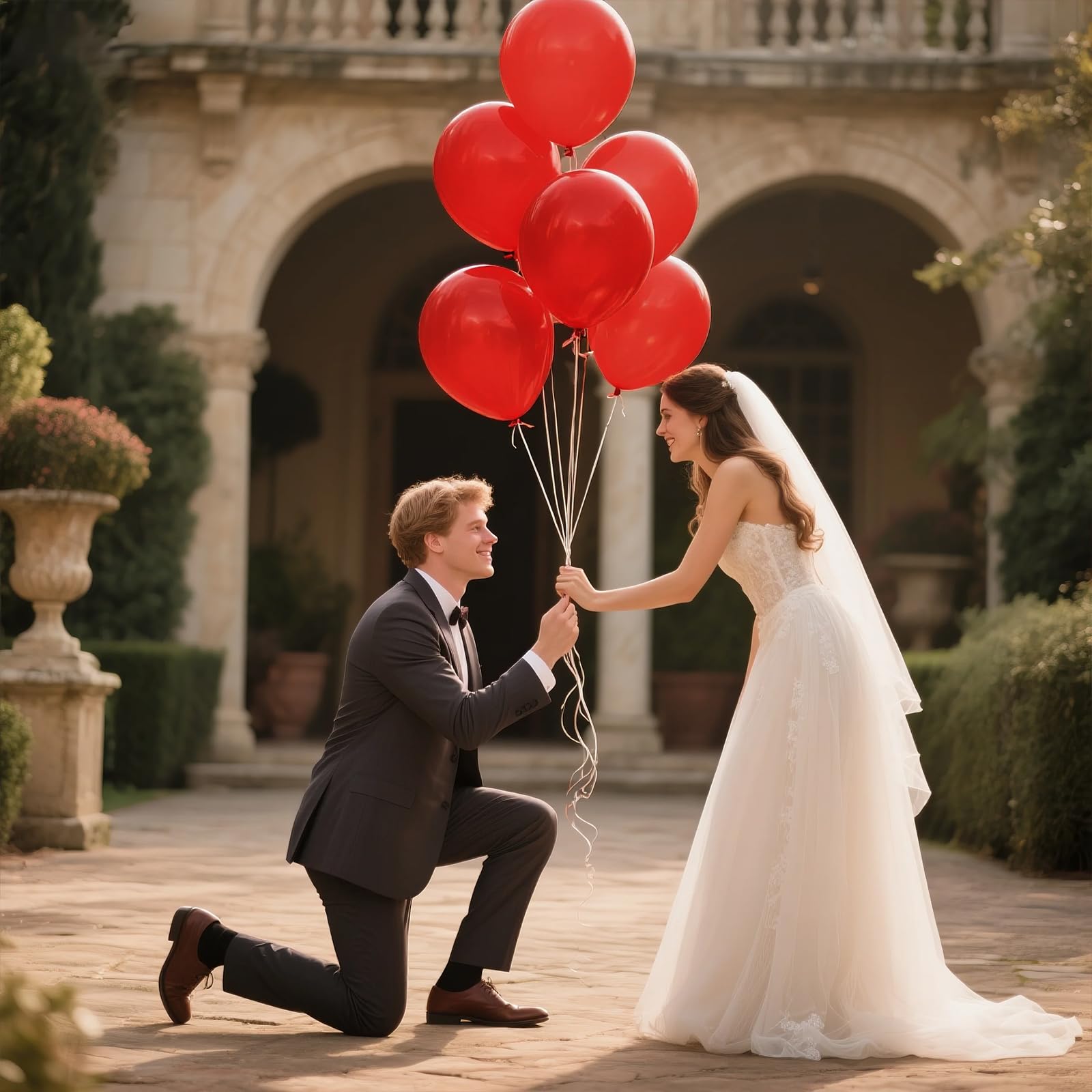 KAWKALSH Red Balloon 110pcs | Thickened 12\" Latex Balloons for Graduation, Wedding, and Holiday Decor